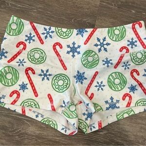 Feed Me Fight Me Holiday Patterned Women's Shorts